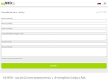Tablet Screenshot of mjsped.sk